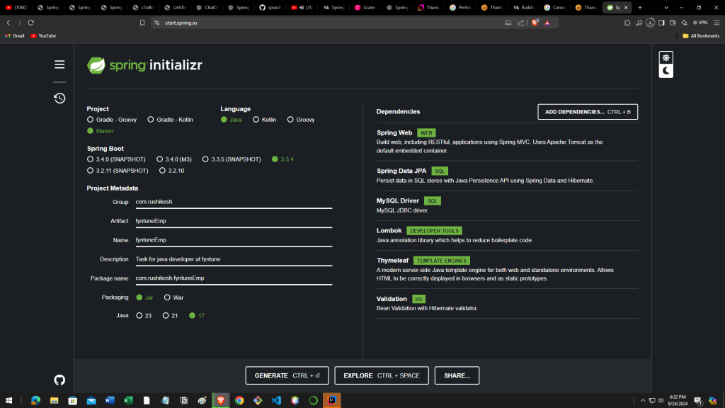 Spring Boot CRUD API with Validation | Employee Management System.