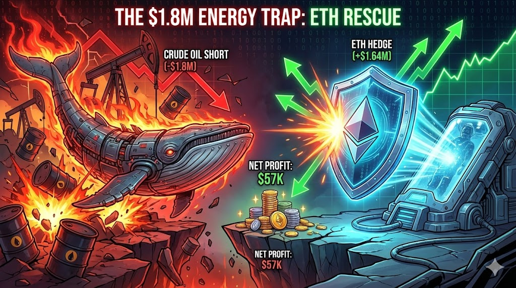 The $1.8 Million Energy Trap: Analyzing the Whale Who “Short-Squeezed” Himself into an ETH Rescue