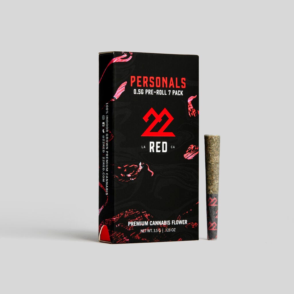22 Red Pre Roll Box Open 2