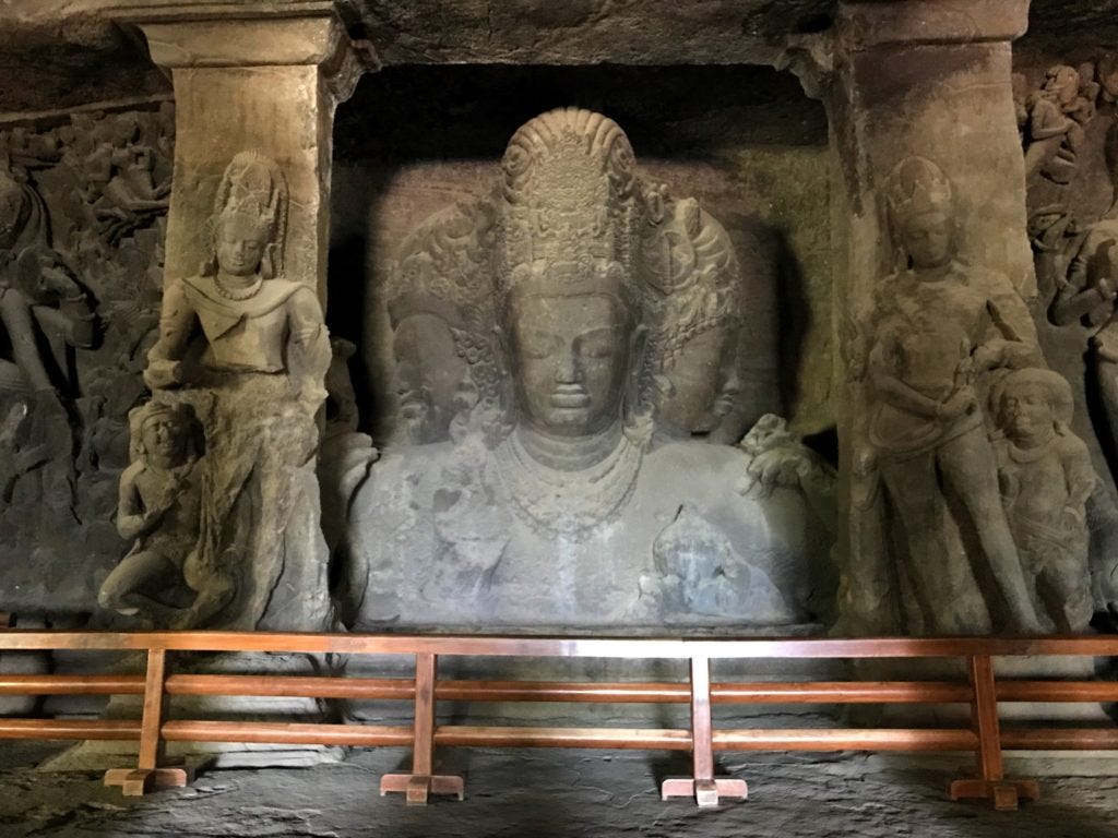 Mahesh Murti, Elephanta caves, Mumbai