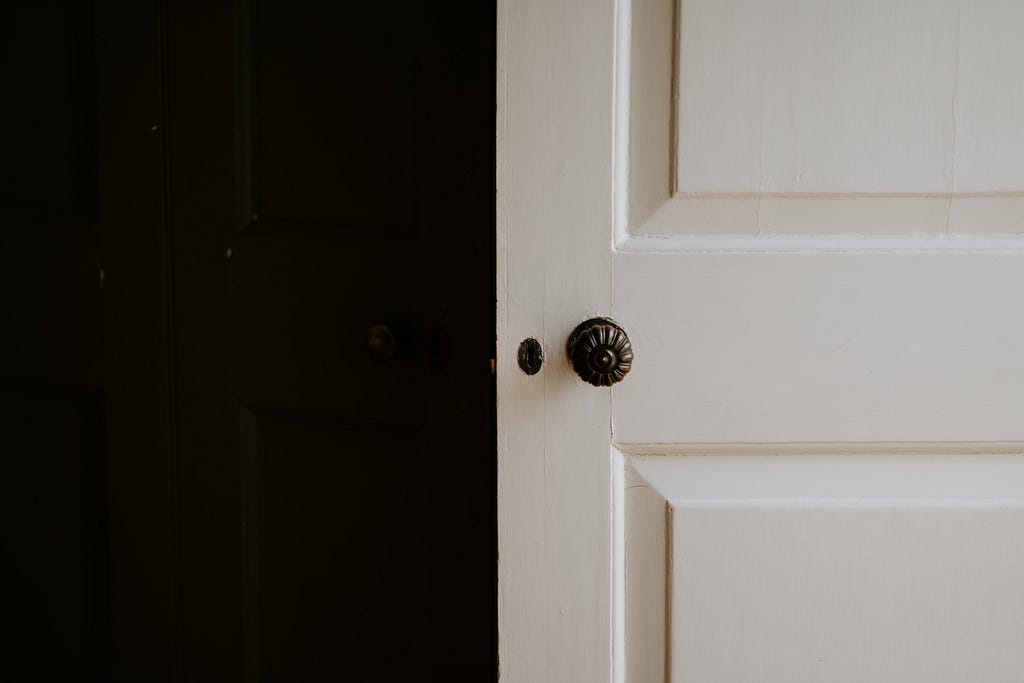 Photo by Annie Spratt on Unsplash — Door with blank space