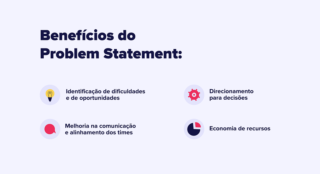 Benefícios do Problem Statement (Problema em UX Design)