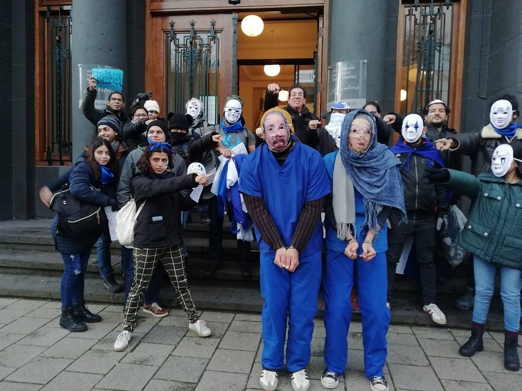 Street theatre in The Hague, The Netherlands.