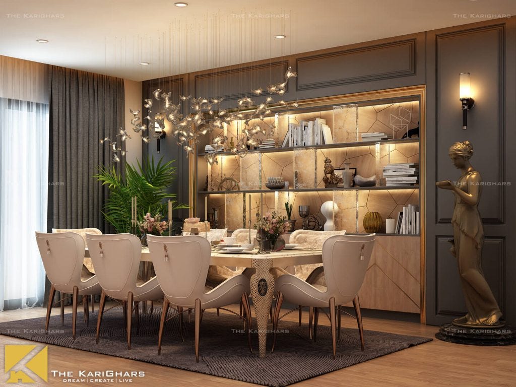 luxury dining interior designs