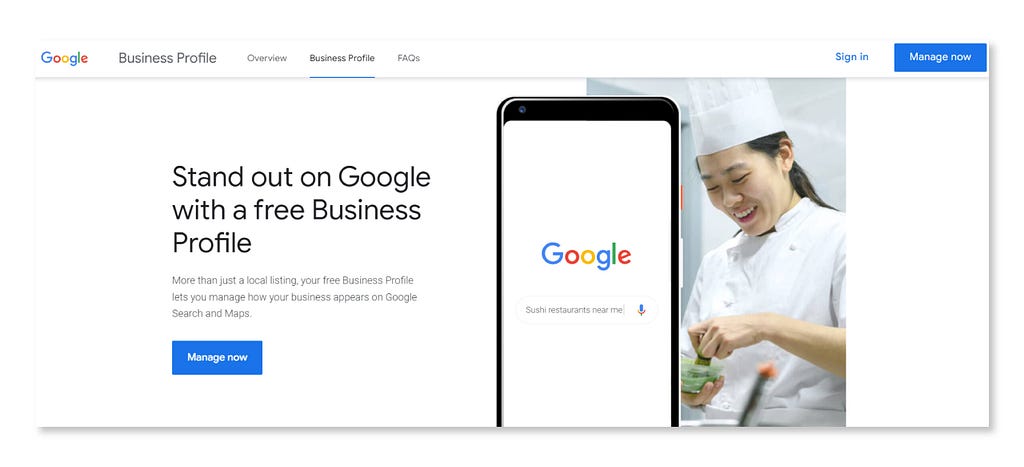 Create your Google My Business Account