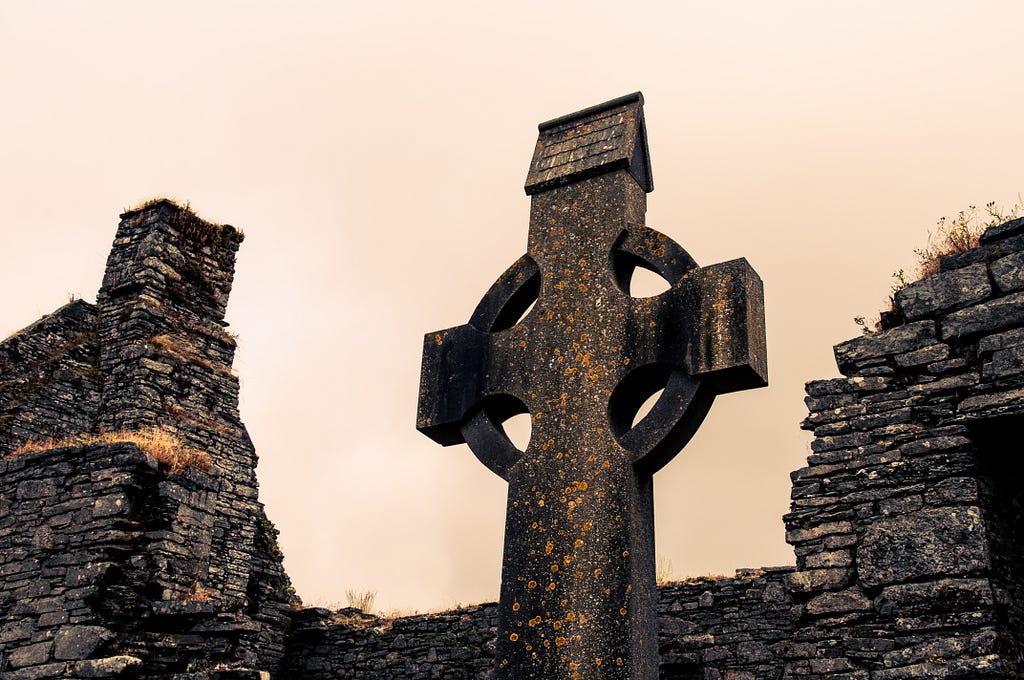 A Celtic cross