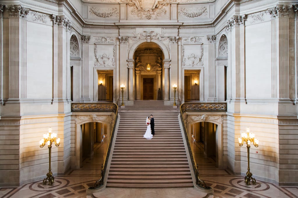 舊金山市政廳婚紗