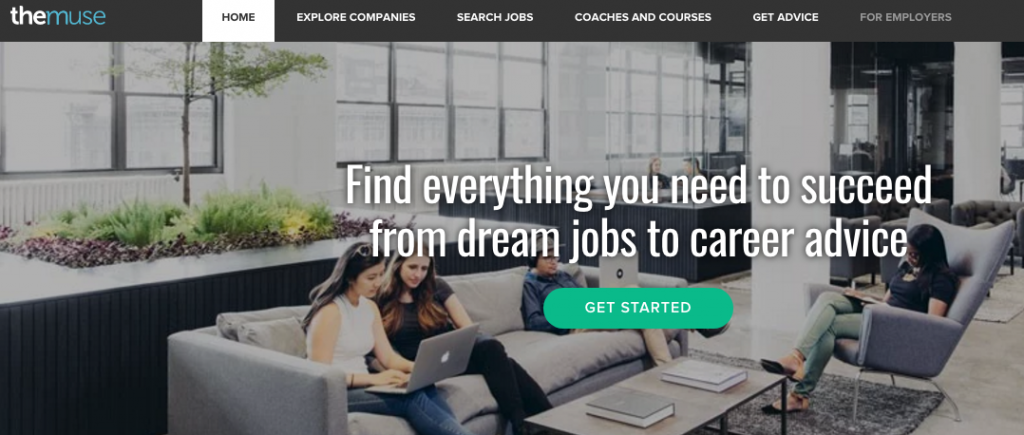 The Muse is a site that offers advice from recruiters and career experts.