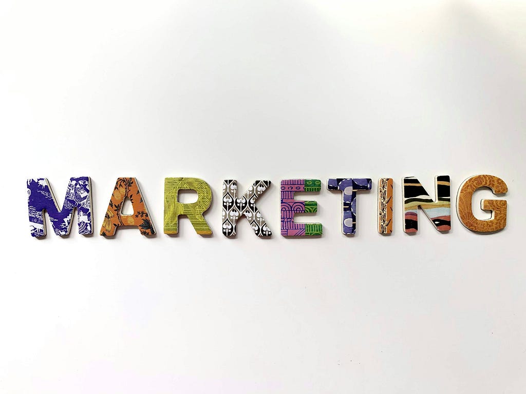 pic says “Marketing”