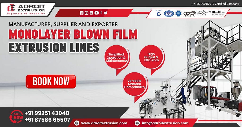 Monolayer Blown Film Extrusion Line