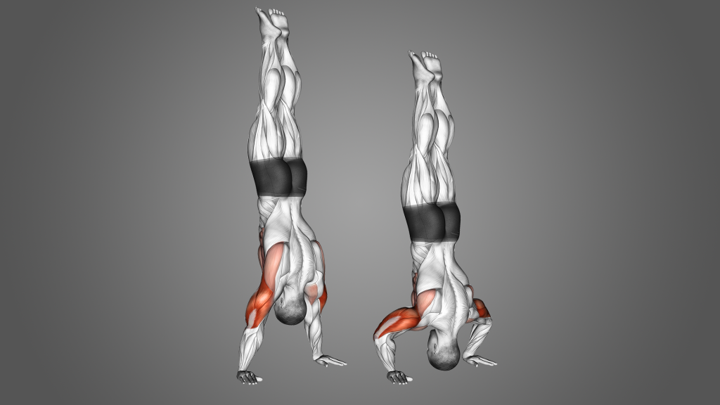 Advanced calisthenics moves: handstand push-ups