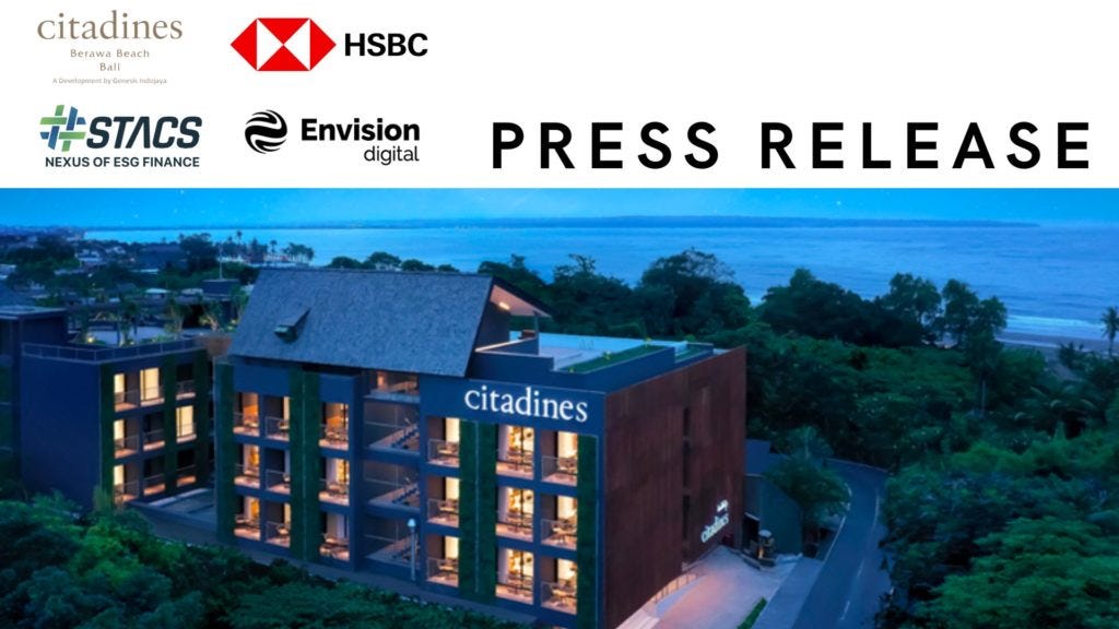 STACS, Citadines, Envision Digital, HSBC Press Release