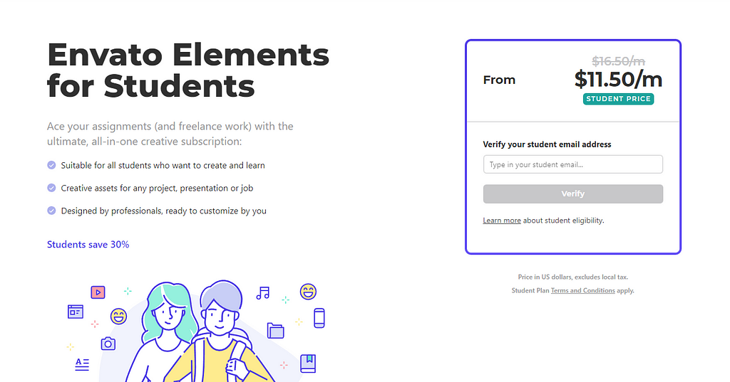 Discounted Student Plan Available