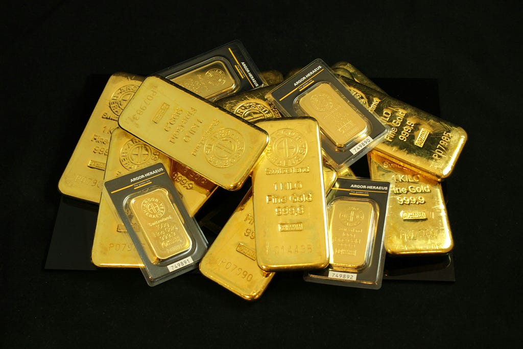 Gold Bars representing Lucky Baldwin and his fortunes which helped him to buy the expansive land that is preserved today in Lake Tahoe.