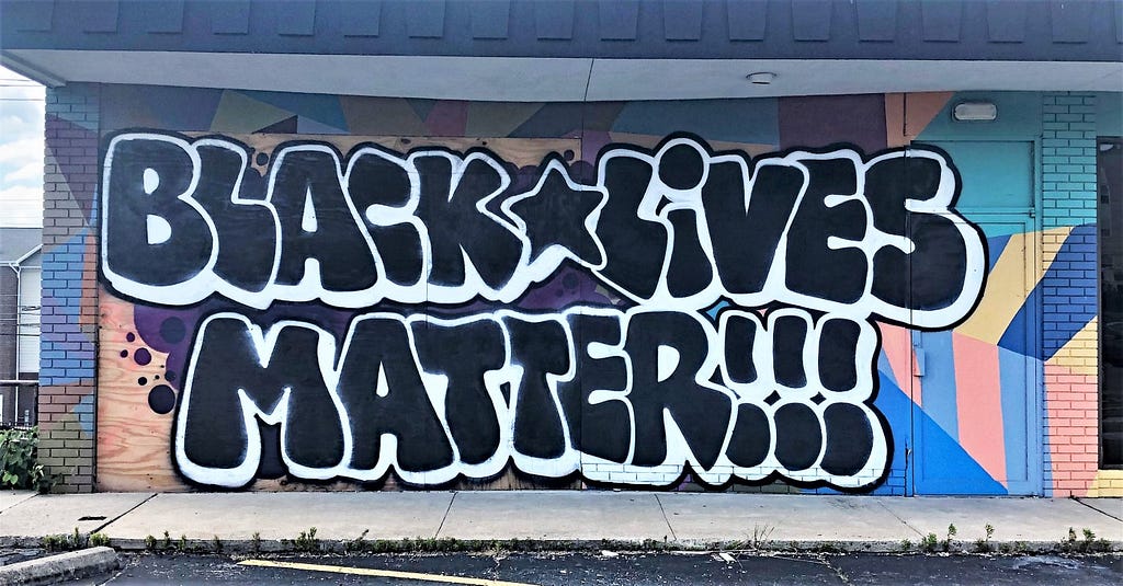 Black Lives Matter Nashville Street Art