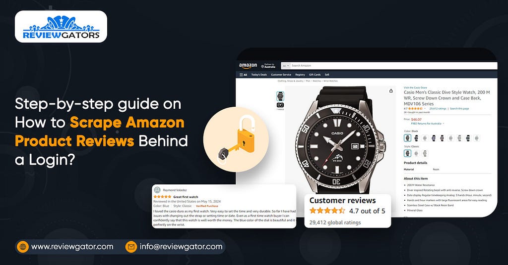 Scrape Amazon Product Reviews