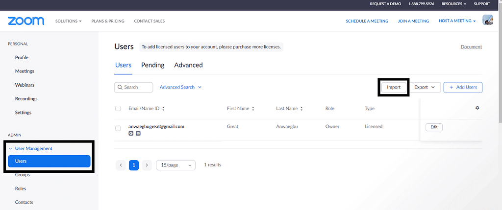 Transition of contacts from Webex to Zoom Chat