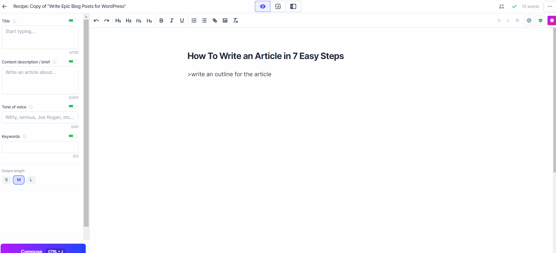 write a blog post faster