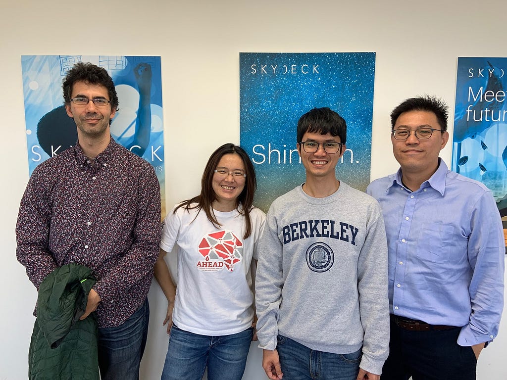 The AHEAD team at the Berkeley SkyDeck office this fall