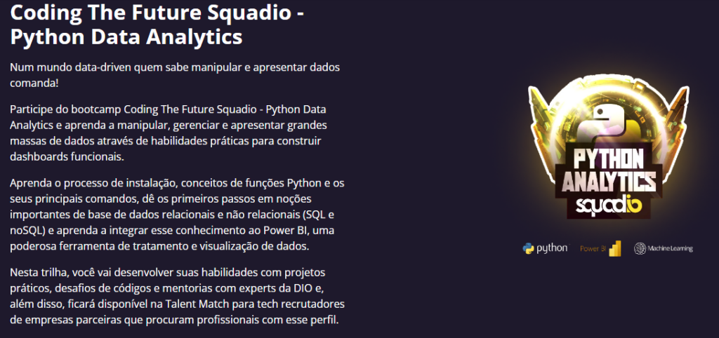 Bootcamp De Python Para Análise De Dados Gratuito Da DIO