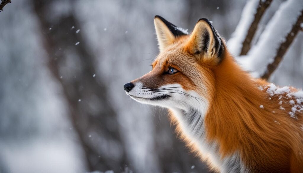 capturing winter wildlife