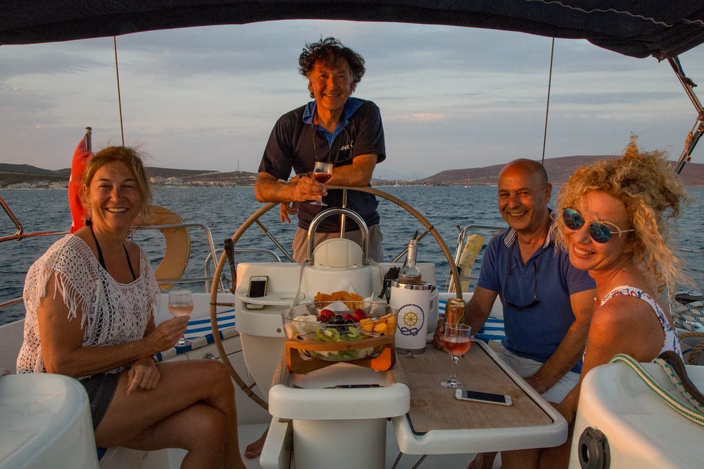 Sailing the Aegean Sea with New Friends from the Alaçati Luce Design Hotel