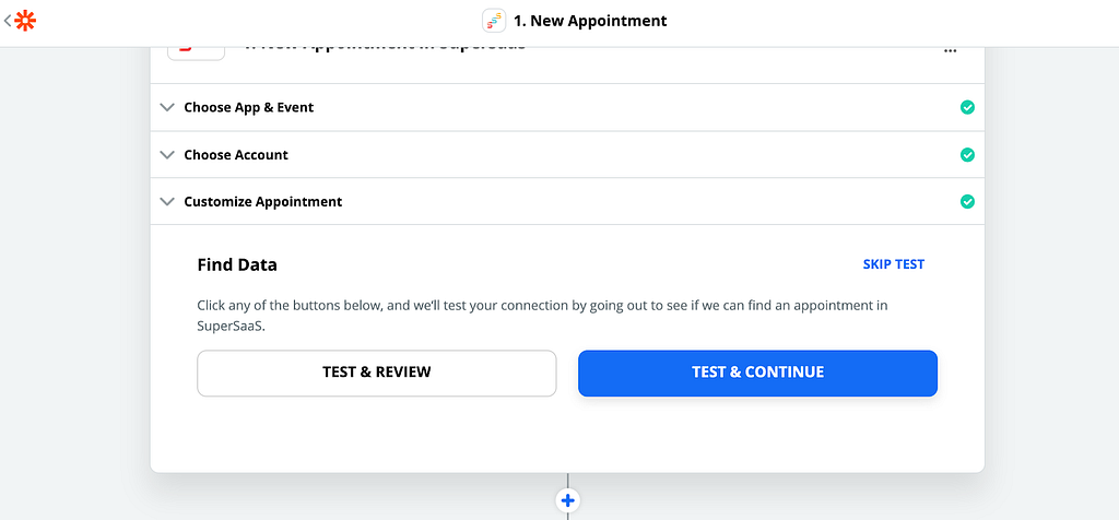 Test and continue with your schedule