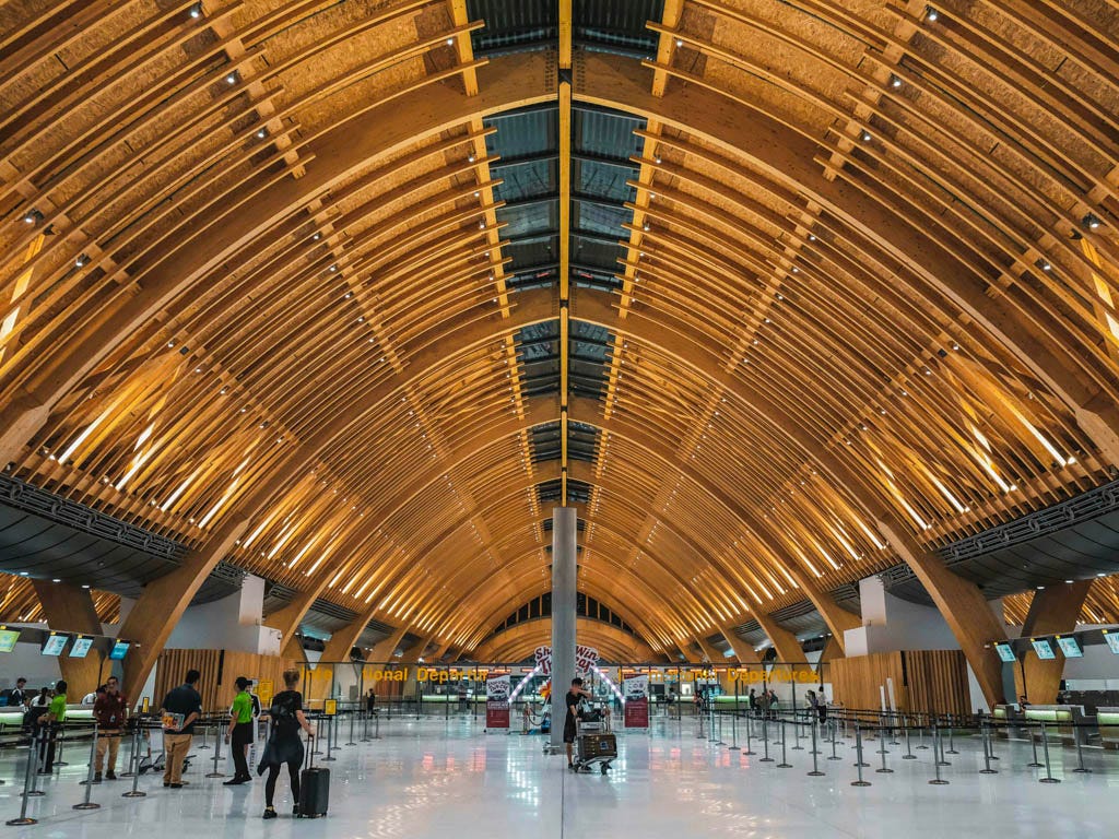 Interiors of Terminal 2 at the MCIA