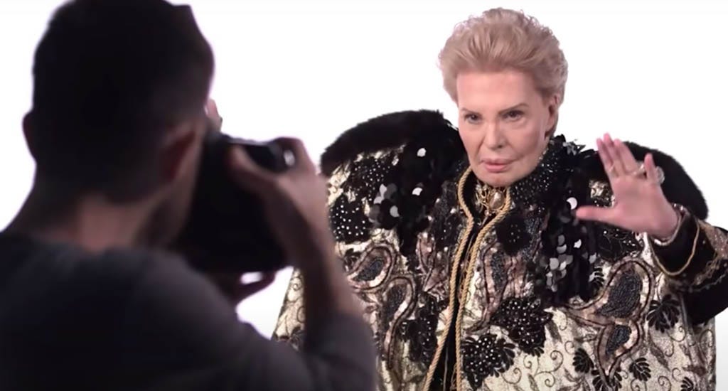 Photoshoot for Walter Mercado in Mucho Mucho Amor. Netflix