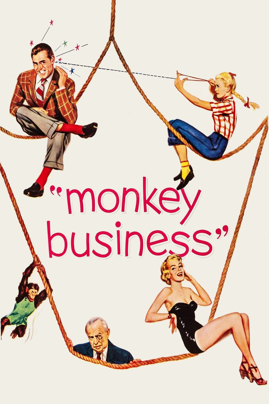 Monkey Business (1952) | Poster