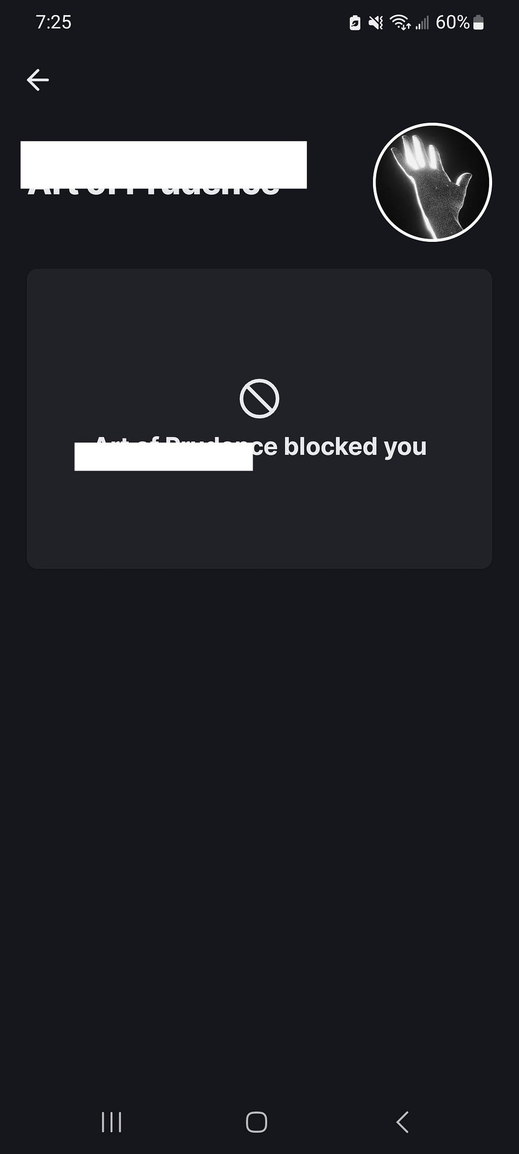 screenshot “__ blocked you”