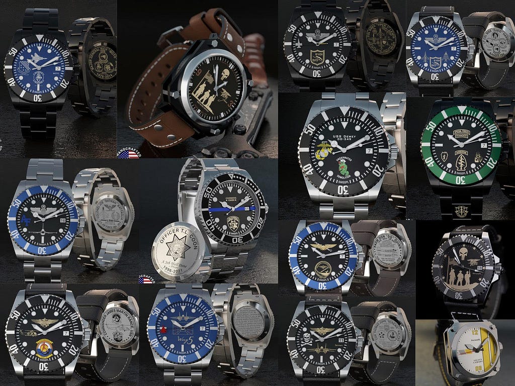 SwissPL Watch Company’s company watches.