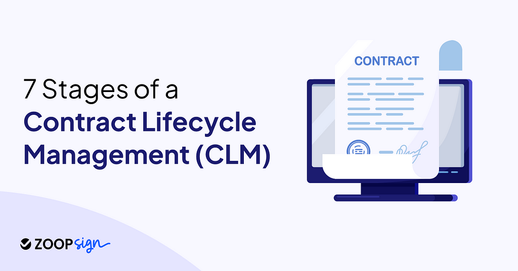 7 stages of contract lifecycle management