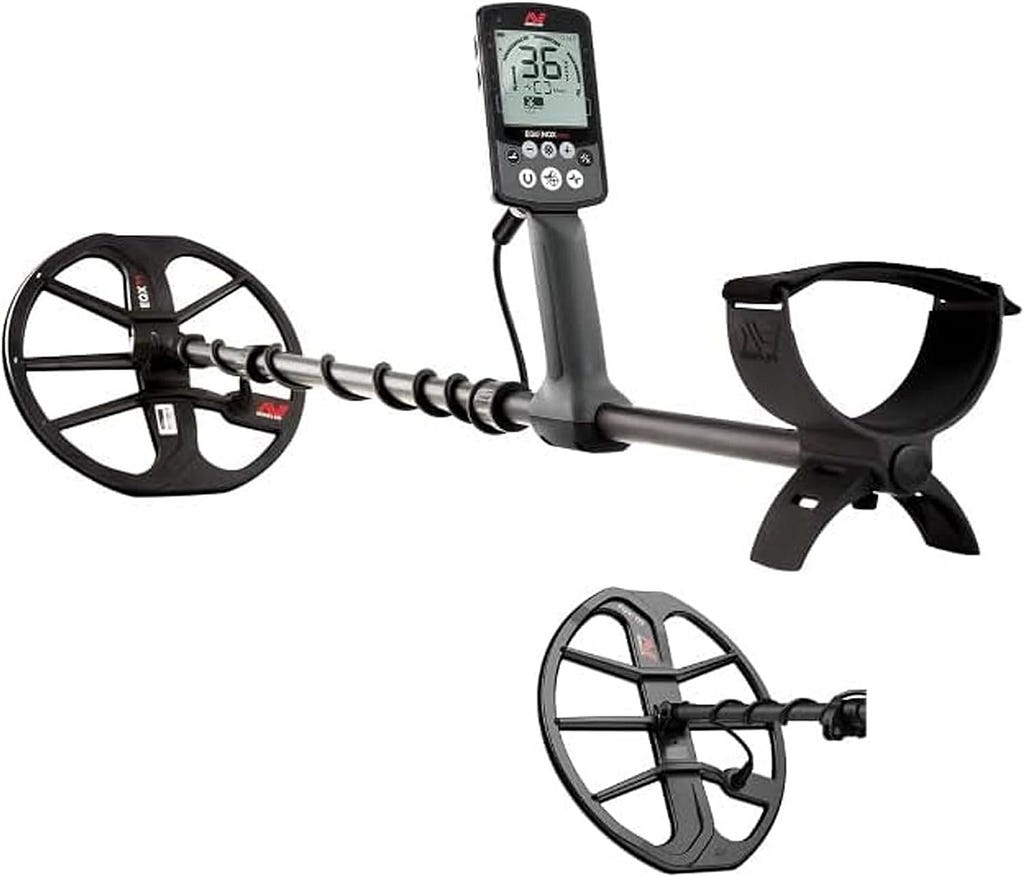 MINELAB Equinox 900 Multi-Frequency Collapsible Metal Detector for Adults with EQX 11  6” Waterproof Double-D Coils (Option for 6 Single Frequencies, 4 Detect Modes, Wireless Headphones Included)