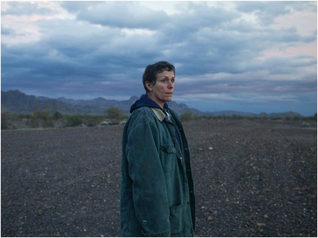 Frances McDormand in “Nomadland.”