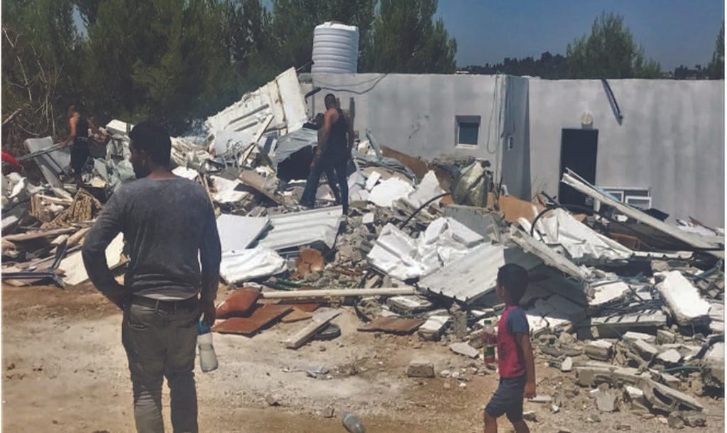 Casa demolida por las autoridades de la ocupación israelí en Jerusalén
Este el 30 de agosto. (Foto:
OCHA)