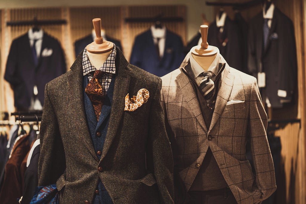 Two traditional suits