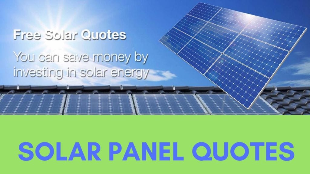 “Free solar quote” picture