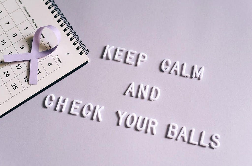 keep calm and check your balls