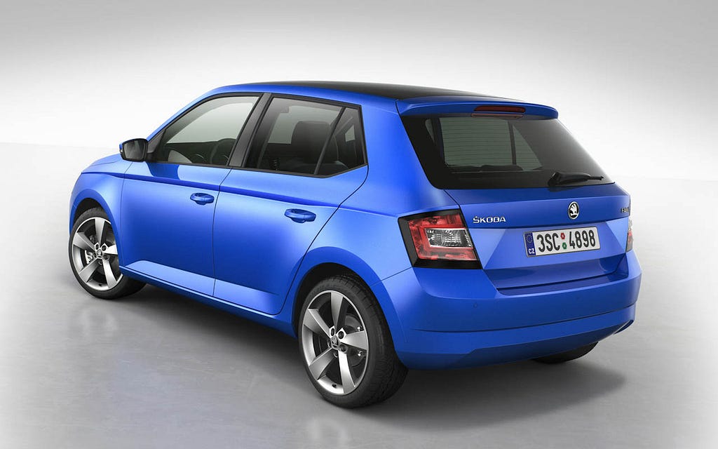 140819 The new SKODA Fabia_Back