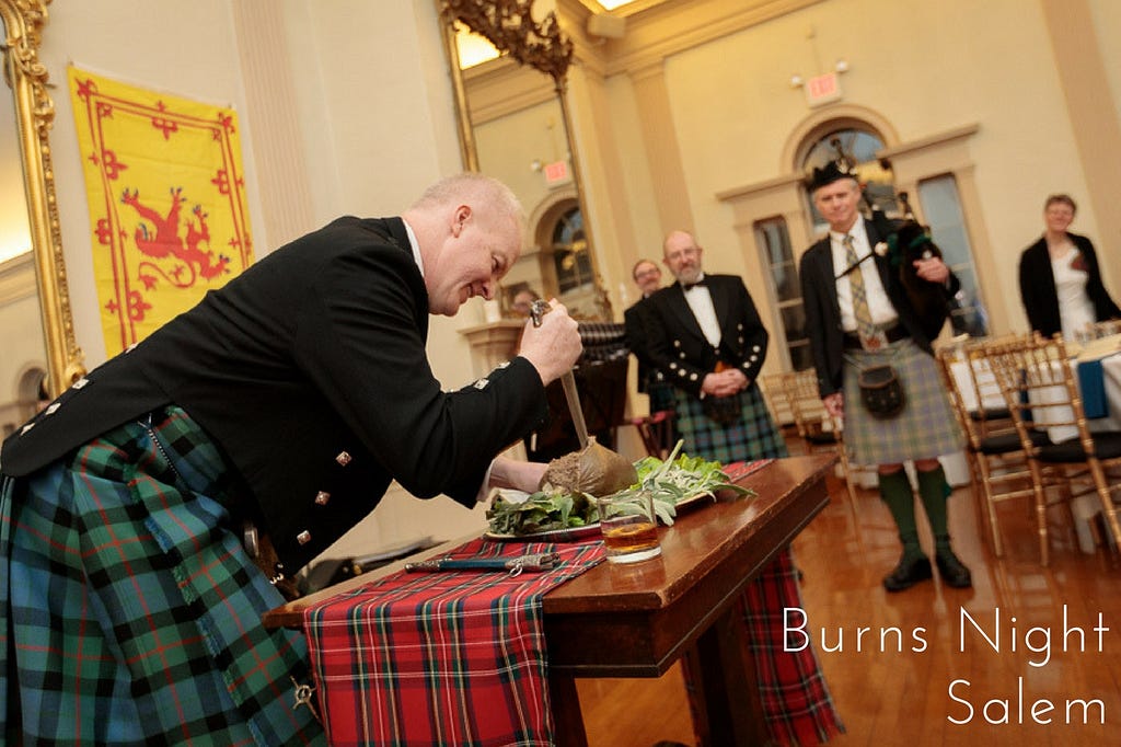 Salem Scene - Burns Night 2017 Hamilton Hall