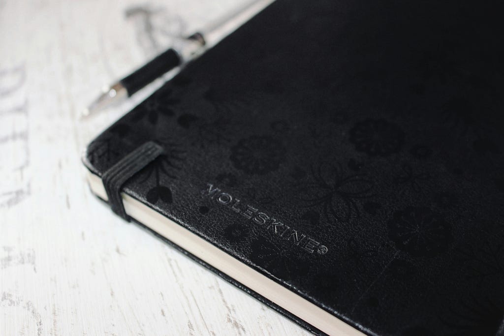 Image of a Moleskine notebook