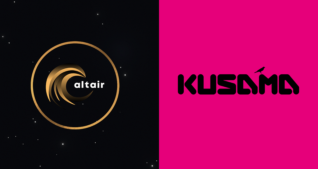 Altair and Kusama network logos