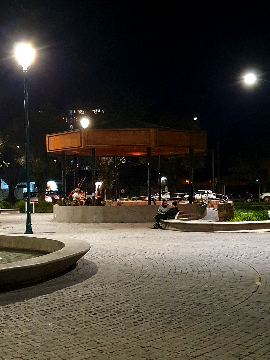 Plaza San Francisco en Curicó. Autor: José Silva