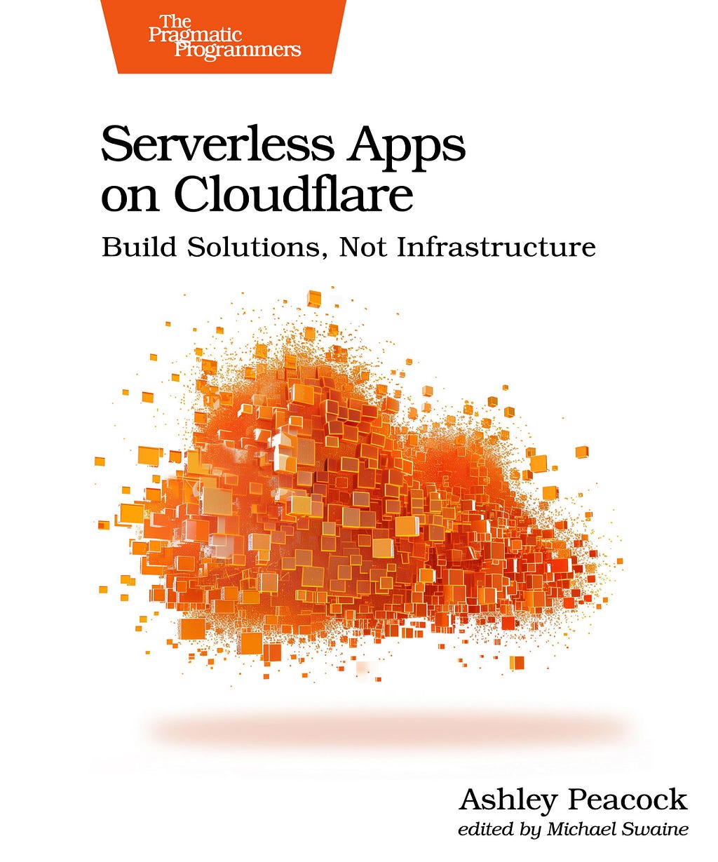 book cover with image suggesting orange Cloudflare cloud