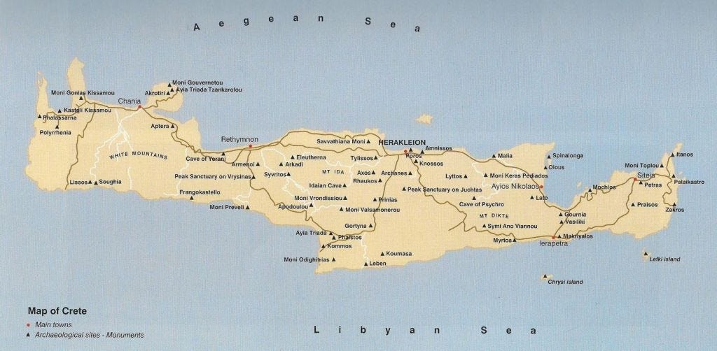011 Map of Crete