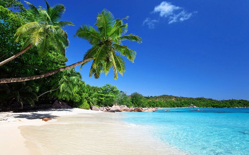 Praslin beaches, Seychelles