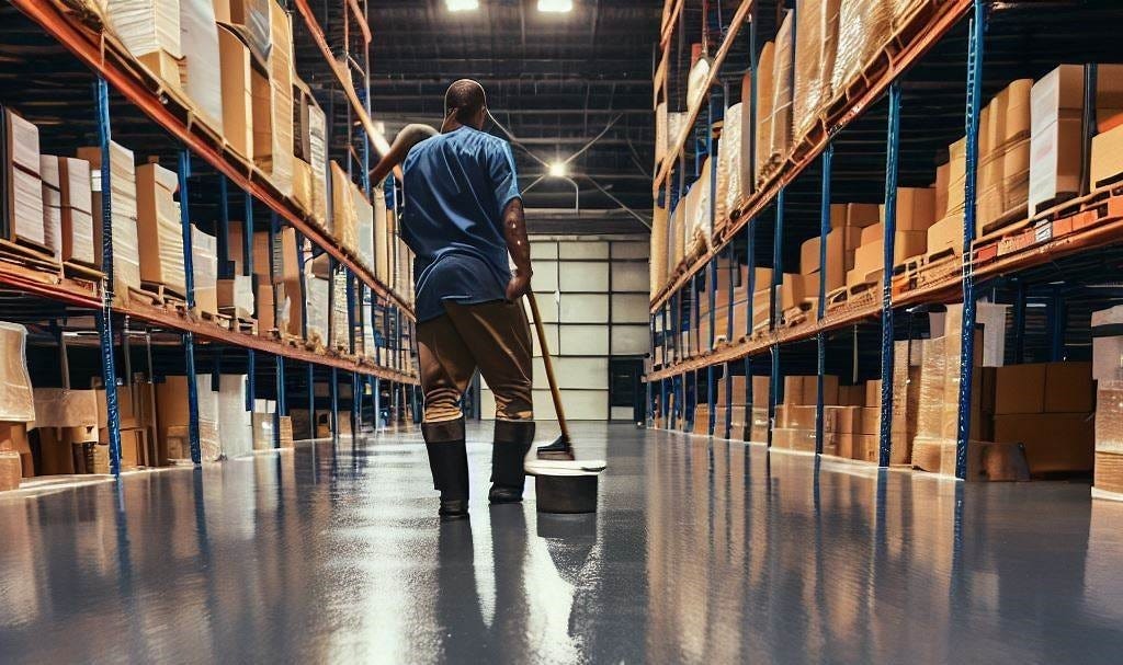 Epoxy Flooring in a Workshop