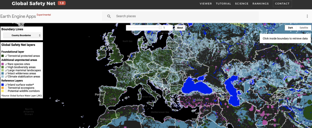 Interactive map to explore climate change’s impact.