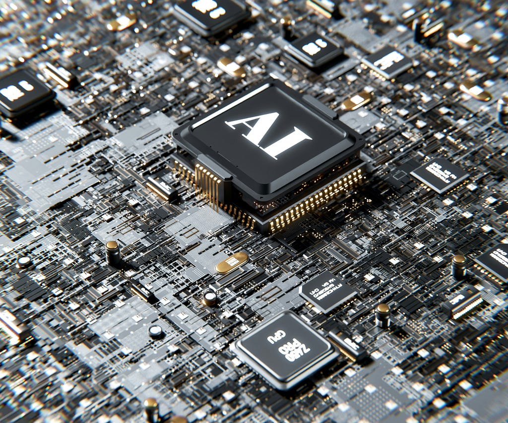 3D render of AI and GPU processors — Photo by Igor Omilaev on Unsplash